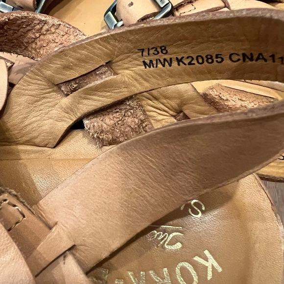 Kork-Ease Mustard Buckle Sandals - Picture 3 of 7